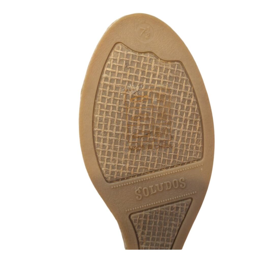 NWOB Soludos The Marseille Platform Wedge Espadrille Size Women's 7.5 - Picture 7 of 10